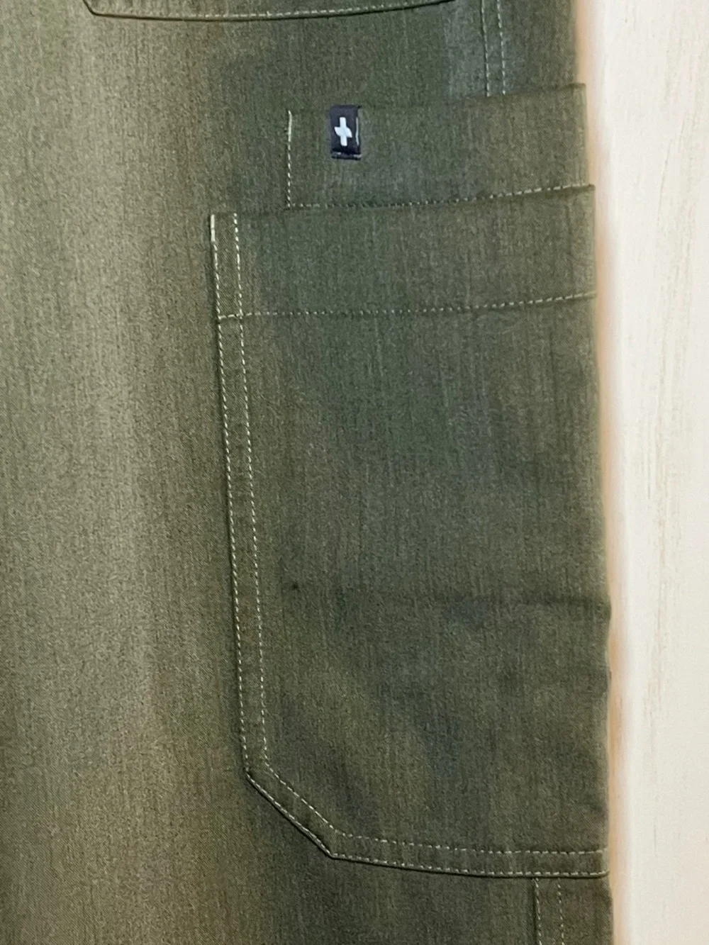Figs MENS Cairo Heathered Olive (PO# 1449) Scrub Pants Size S NWOT